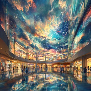 汇艺银河里天幕