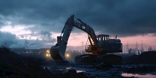 宽幅高清工地场景