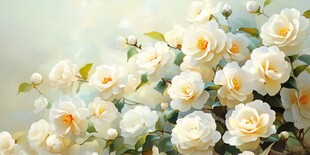 春日绚丽炫丽温柔玫瑰