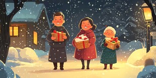 春节家人团聚过年