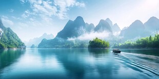 高清宽幅山水风光