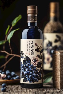 蓝莓酒设计