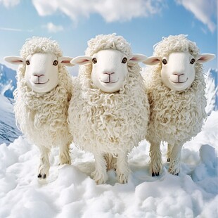 长四只角的绵羊