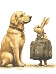 拖把狗与大黄兔