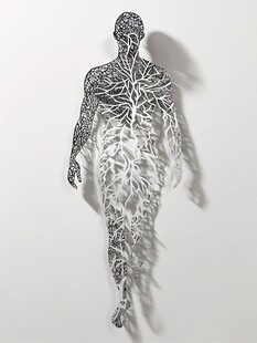 人体轮廓打印墙