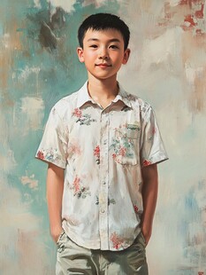 哈萨克少年