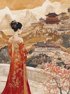 大气宫廷风插画