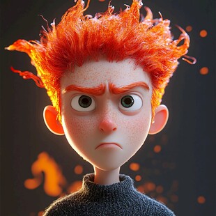 情绪拟人3d元素