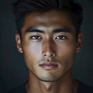 眼神接触亚洲人