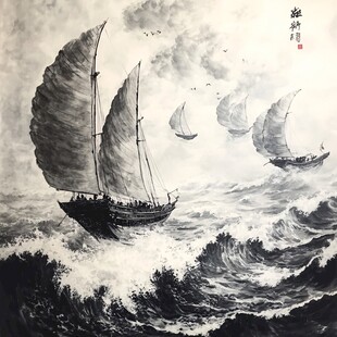 扬帆启航高清画