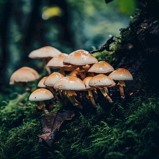 唯美森林野生菌