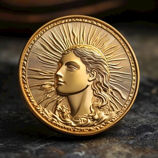 雅典娜头像钱币