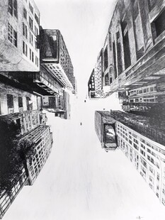 纽约记忆水墨原创素材