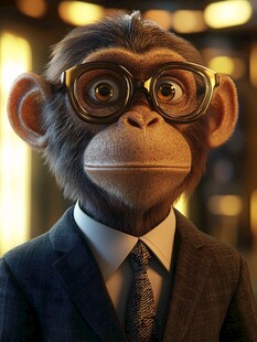 帅气猴先生形象