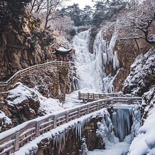 石山冰瀑