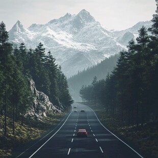 意境高山道路