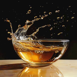 逆光玻璃品茗杯