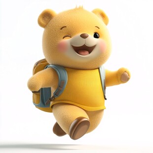 背书包的小熊