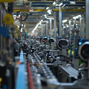 工业自动化车间