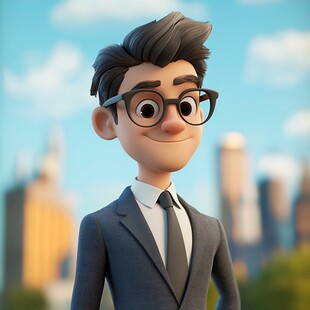 卡通写实漫画人物