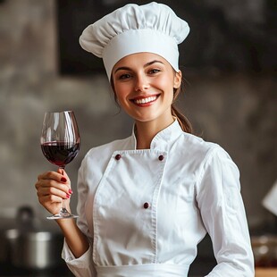 西餐女厨师