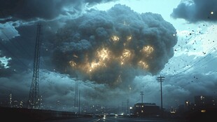 世界末日混乱场景