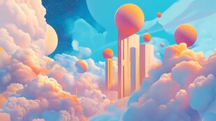 3d风景膨胀图案