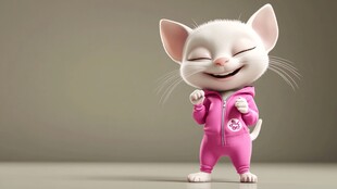 3d卡通猫咪