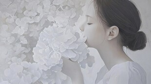 唯美少女与花系列