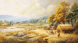 高清宽幅田园山水