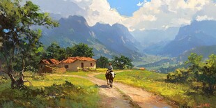 唯美农村场景