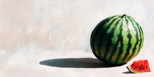 画西瓜素材