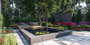 私家花园现代庭院