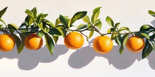 创意柑橘图