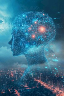 人工智能vr海报背景