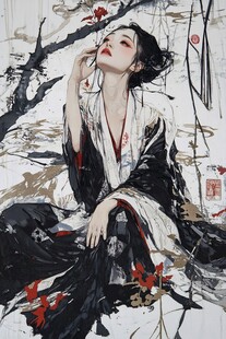 古风女插画