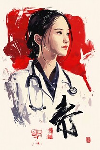 女医生插画