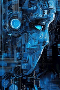 人工智能vr海报背景