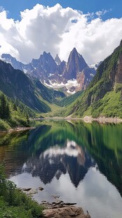 唯美自然山青水秀
