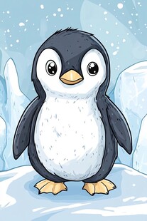 企鹅孩插