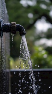 拍水龙头