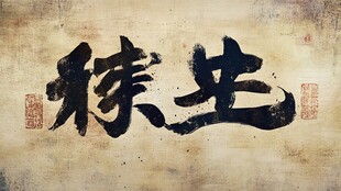 武生主题字