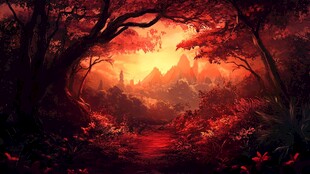 梦幻森林场景