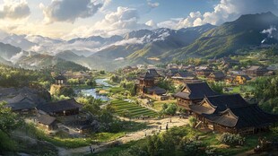 古风人物大场景