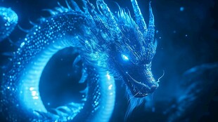 高清唯美双龙戏珠