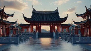 宫殿古代建筑亭台楼阁