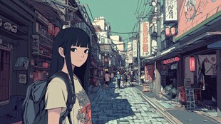 日系风插画