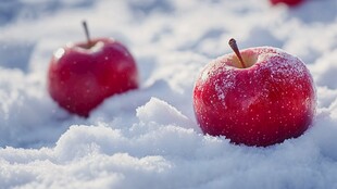 瑞雪苹果素材