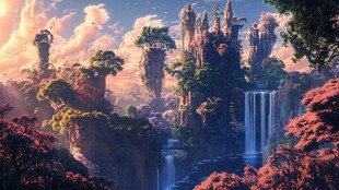 阿凡达一般的梦幻场景