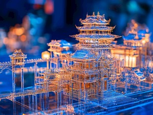 清代黄鹤楼模型